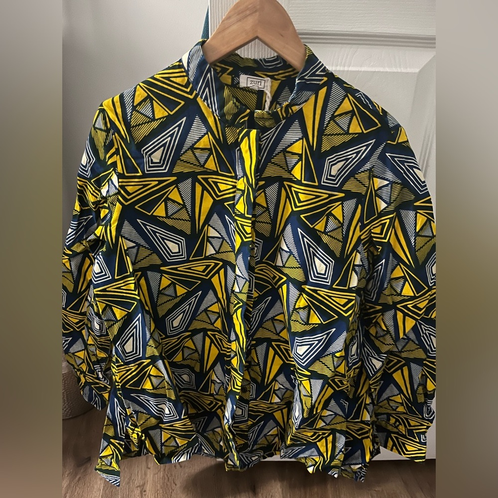 Zuri womens African Shirt Jacket